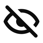 Eye Off SVG Icon